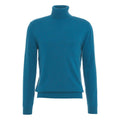 Maglia dolcevita in cashmere #blu