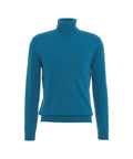 Maglia dolcevita in cashmere #blu