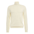 Maglia dolcevita in cashmere #bianco