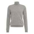 Maglia dolcevita in cashmere #grigio