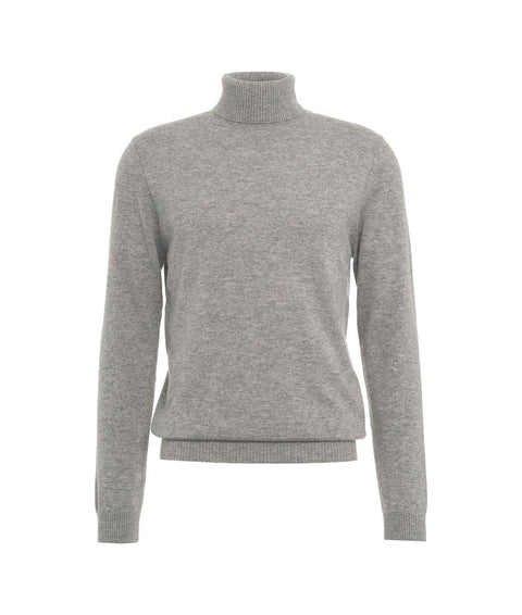 Maglia dolcevita in cashmere #grigio