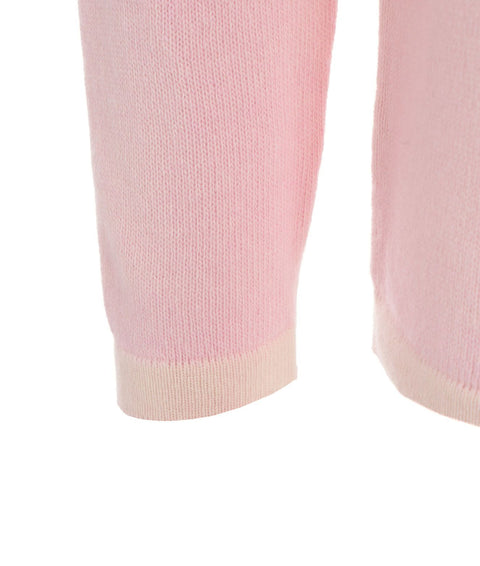 Maglione in merino e cashmere #rosa