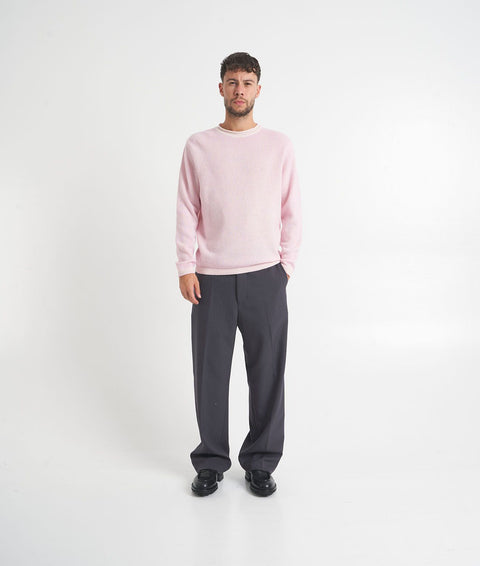 Maglione in merino e cashmere #rosa