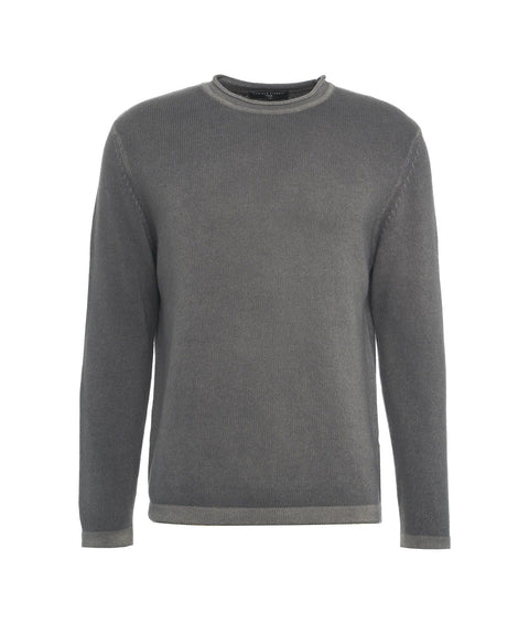 Maglione in merino e cashmere #grigio