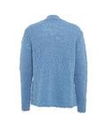 Cardigan in maglia grossa #blu