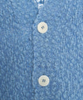 Cardigan in maglia grossa #blu