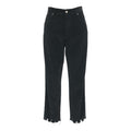 Pantaloni high waist in velluto a coste “Lola #nero