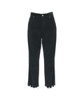 Pantaloni high waist in velluto a coste “Lola #nero