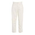 Pantaloni super high waist in velluto a coste 'Lola' #bianco