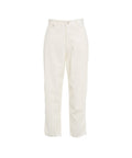 Pantaloni super high waist in velluto a coste 'Lola' #bianco