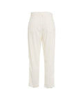 Pantaloni super high waist in velluto a coste 'Lola' #bianco