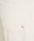 Pantaloni super high waist in velluto a coste 'Lola' #bianco