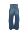 Jeans curved 'Aida Crop' #blu