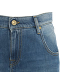 Jeans curved 'Aida Crop' #blu