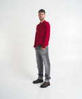 Maglia in lana merino #rosso