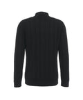 Cardigan a maglia in lana merino #nero