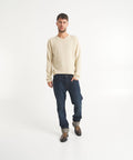 Maglione in misto lana merino #marrone