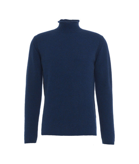 Dolcevita in lana merino #blu