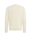 Maglione fluffy in maglia #bianco