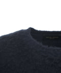 Maglione fluffy in maglia #blu