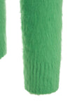 Maglione fluffy in maglia #verde