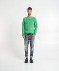 Maglione fluffy in maglia #verde