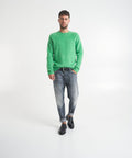 Maglione fluffy in maglia #verde