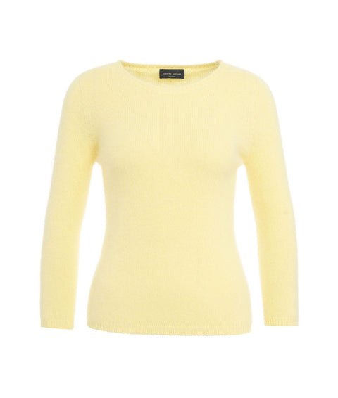 Maglia in angora #giallo