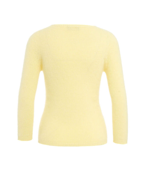 Maglia in angora #giallo