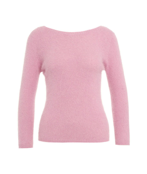 Maglione in angora #pink