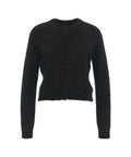 Cardigan in angora #nero