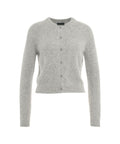 Cardigan in angora #grigio