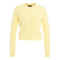 Cardigan in angora #giallo