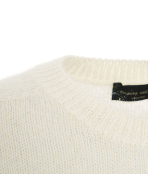 Maglia in angora #bianco