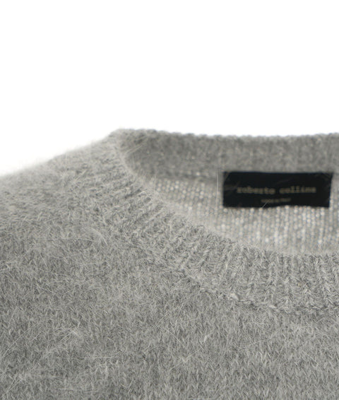 Maglia in angora #grigio