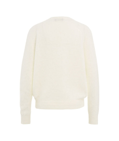 Maglione in angora #bianco