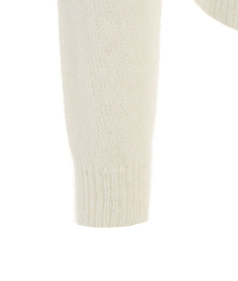 Maglione in angora #bianco