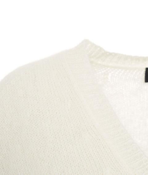 Maglione in angora #bianco