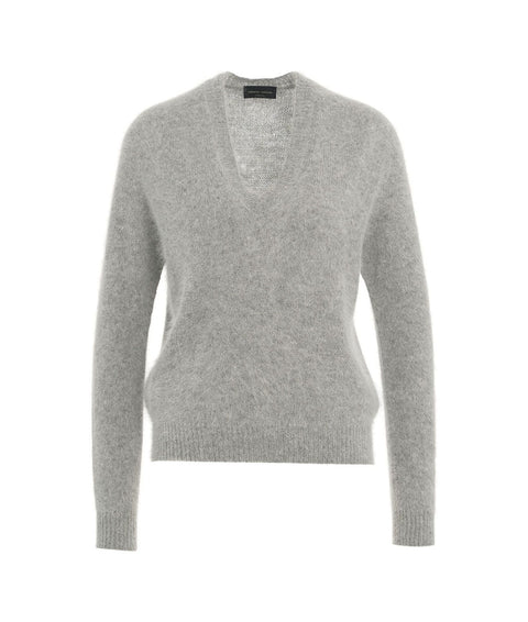 Maglione in angora #grigio