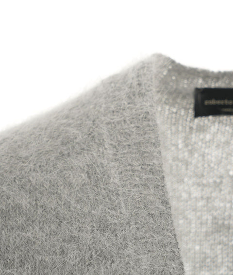 Maglione in angora #grigio