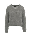 Maglione in misto lana #grigio