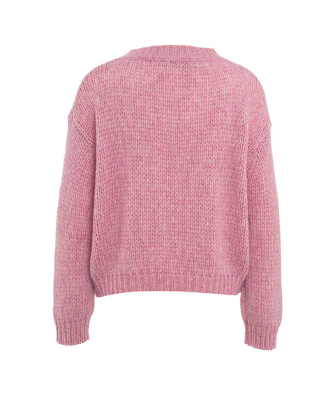 Maglione in misto lana #pink