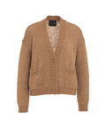 Cardigan in maglia #marrone