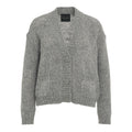 Cardigan in maglia #grigio