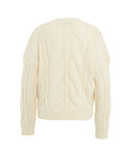 Maglione in misto lana alpaca #bianco