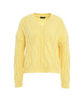 Maglione in misto lana alpaca #giallo