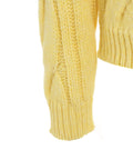 Maglione in misto lana alpaca #giallo