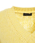 Maglione in misto lana alpaca #giallo