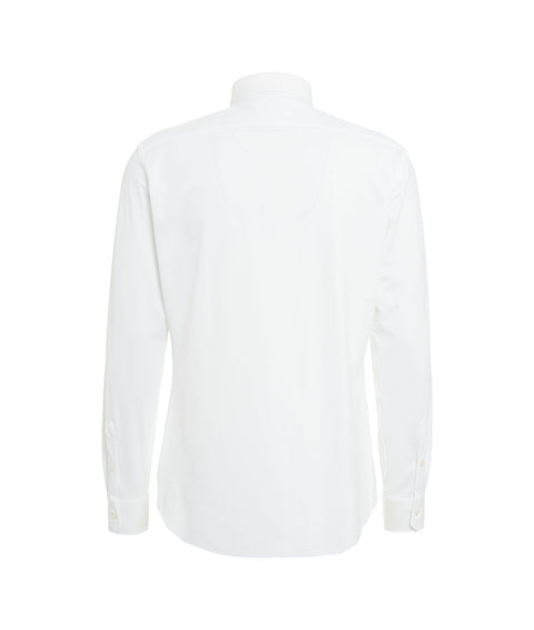 Camicia 'tailor' in tessuto active #bianco
