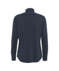 Camicia 'tailor' in tessuto active #blu